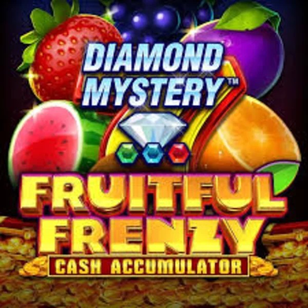 Diamond Mystery Fruitful Frenzy Cash Accumulator online game logo by Greentube on rollingslots.app