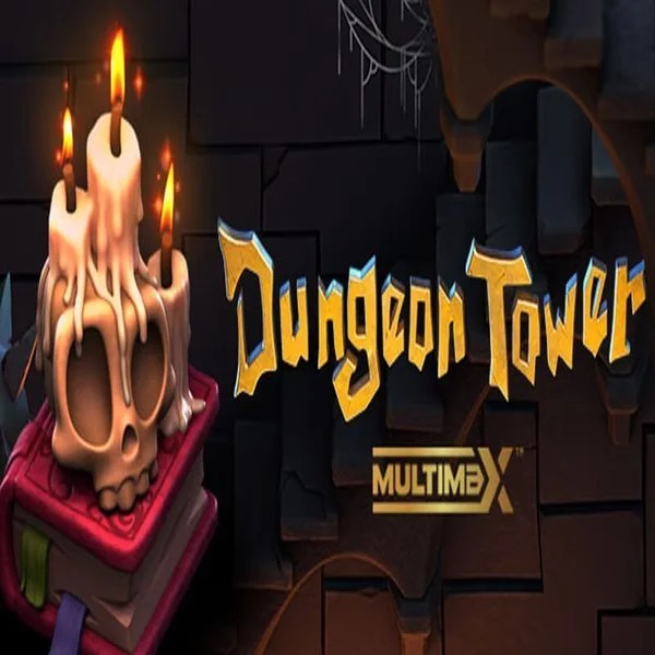 Dungeon Tower logo by Peter &amp; Sons at Rolling Slots Casino