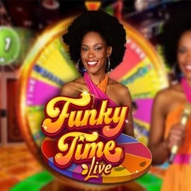 Funky Time logo by Evolution Rolling Slots Casino