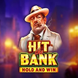 Hit The Bank Hold and Win slot logo by Playson at Rolling Slots Casino