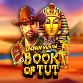 Official Slots logo: John Hunter and the Book of Tut by Pragmatic Play at Rolling Slots Casino