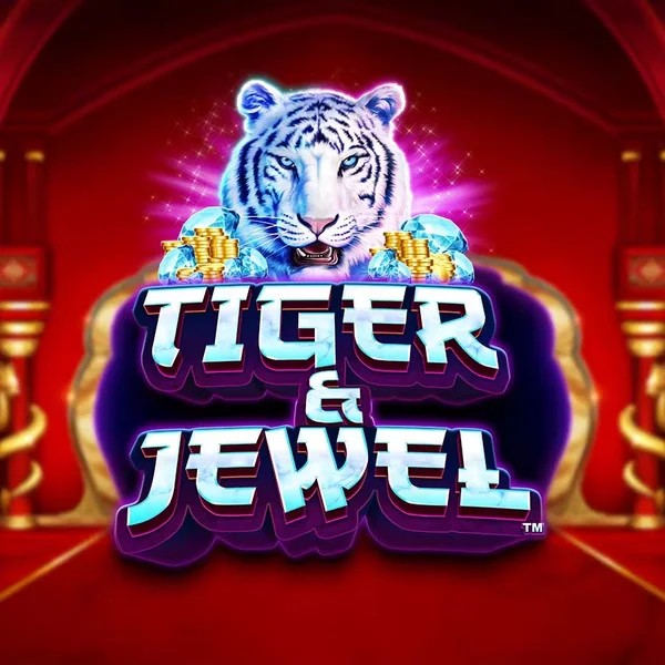 Tiger and Jewel slot logo by Greentube at Rolling Slots Casino